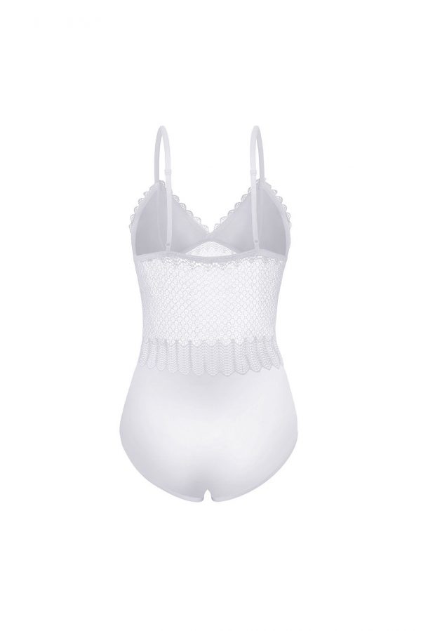 Body Renda sem bojo em Tule e Renda TA Finis Intimate Lingerie Premium