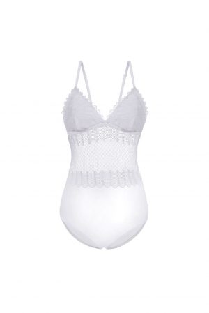 Body Renda sem bojo em Tule e Renda TA Finis Intimate Lingerie Premium