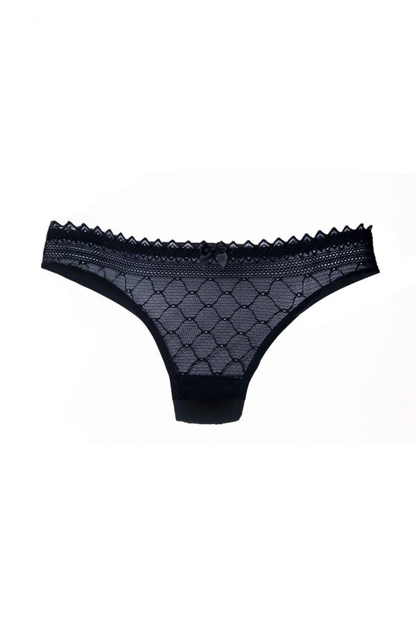 Calcinha Frente em Renda Bordada TT Finis Intimate Lingerie Premium