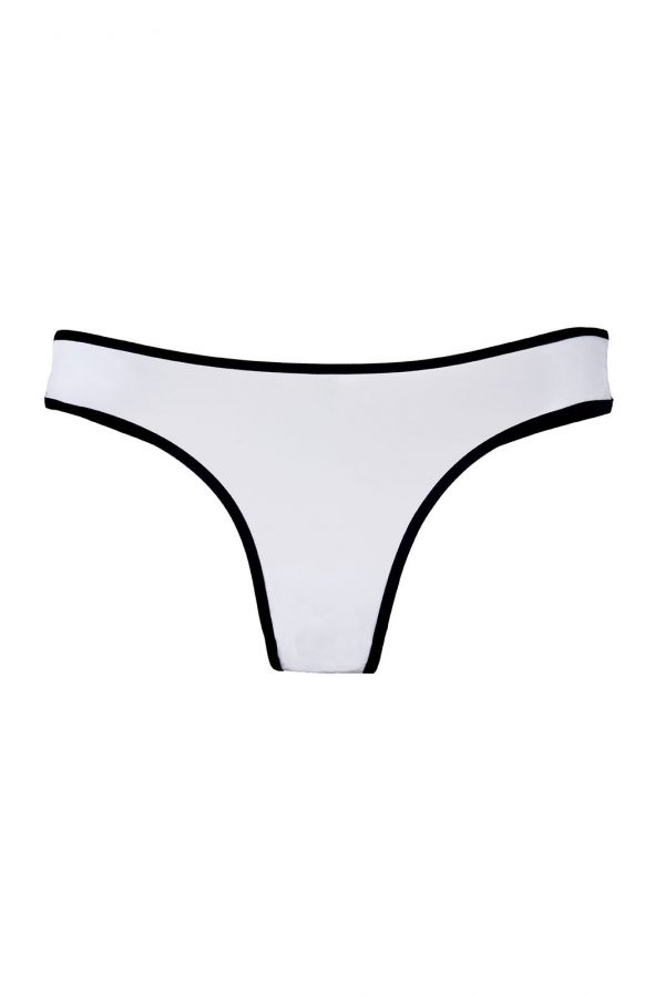 Calcinha Renda Bordada Off White Finis Intimate Lingerie Premium