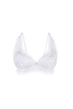 Sutiã Renda com Bojo e Alças com Renda Bordada TT Finis Intimate Lingerie Premium