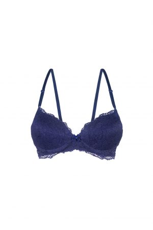 Sutiã com Bojo em Renda Bordada Finis Intimate Lingerie Premium