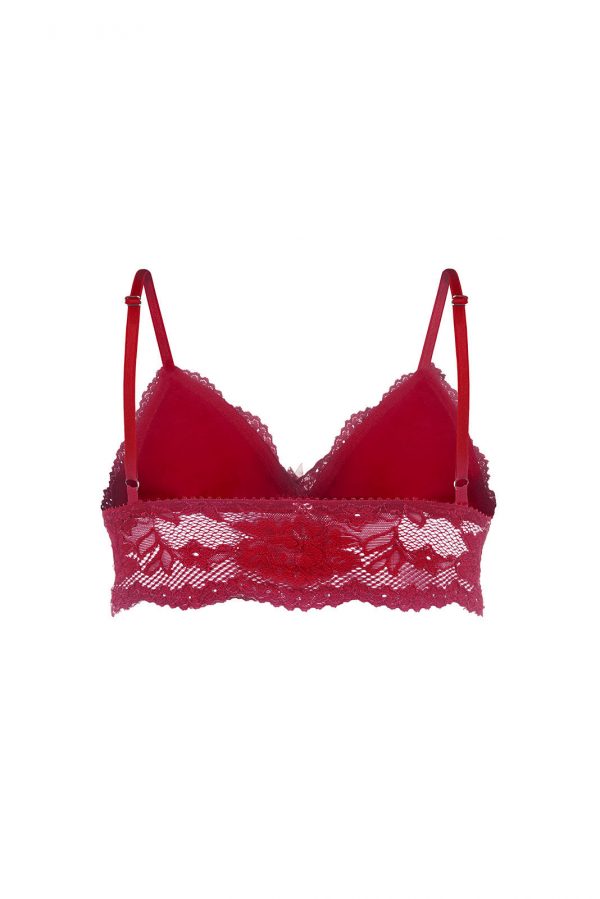 Sutiã sem Bojo em Renda Bordada T200 Finis Intimate Lingerie Premium