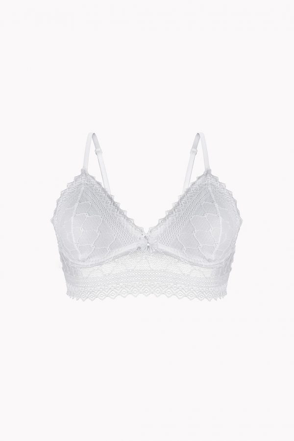 Sutiã sem Bojo em Renda Bordada TT Finis Intimate Lingerie Premium