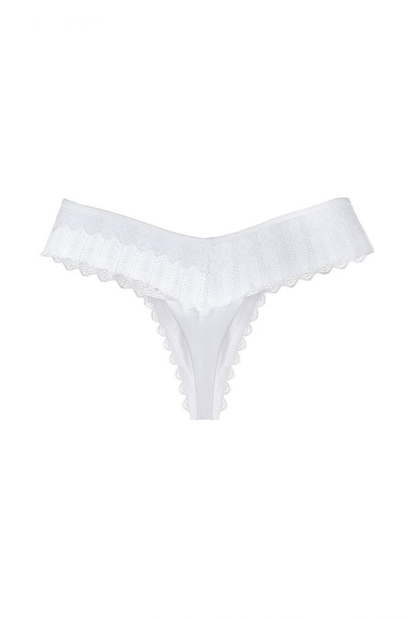 Tanga Fio Dental Renda Bordada TA Finis Intimate Lingerie Premium