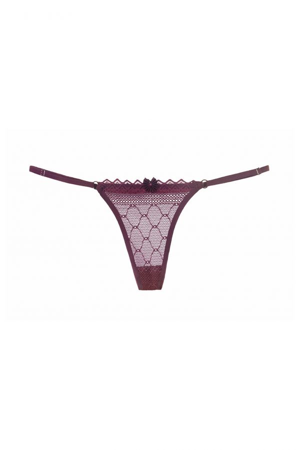 Tanga String Renda Bordada TT Premium